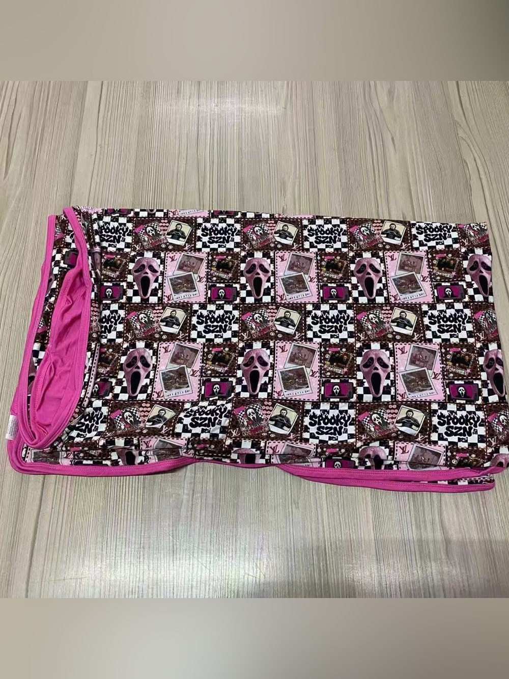 50x60 NEW HALLOWEEN DOUBLE LAYER BAMBOO BLANKET